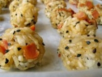 Bacon Sushi Rice Bars and Balls, Jackson Hole Foodie, Annie Fenn, Dining in Jackson Hole, Recipe, Dishing Magazine, Dishing Jackson Hole, Food Blog