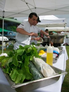 Justin Rakes is the chef de cuisine at the Snake River Grill.