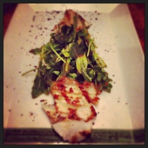 Grilled calamari