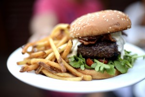 One of the great burgers at Cowfish 