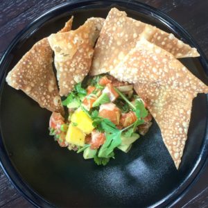 Salmon Poke special from King's Grill