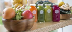 Choose from a variety of juice options at Healthy Being