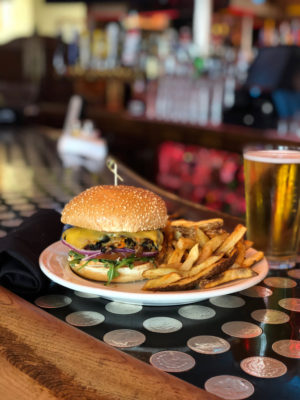 silver dollar bar veggie burger