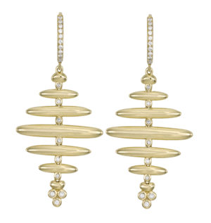 Temple St. Clair Diamond Honeycomb Earrings