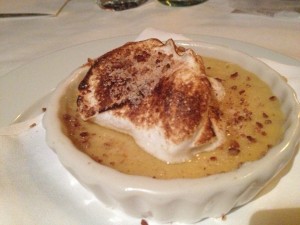 Sweet potato creme brûlée