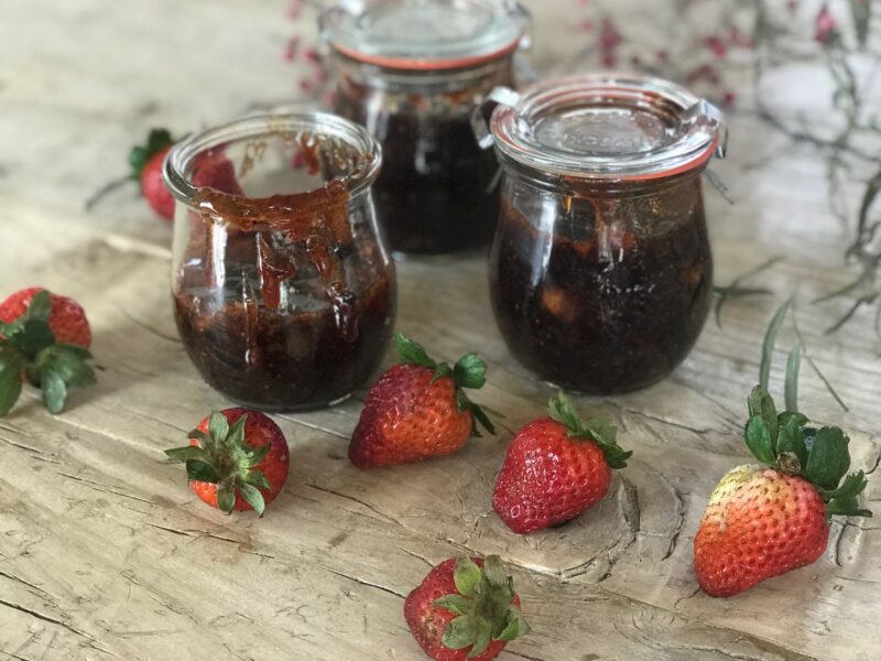 Strawberry, Black Pepper and Mint Jam