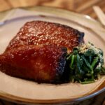 Kampai black cod and gomae spinach