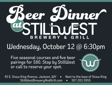 StillWest Beer Dinner Poster
