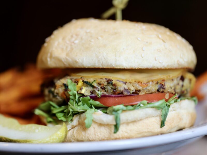 Silver Dollar Bar and Grill's Veggie Burger