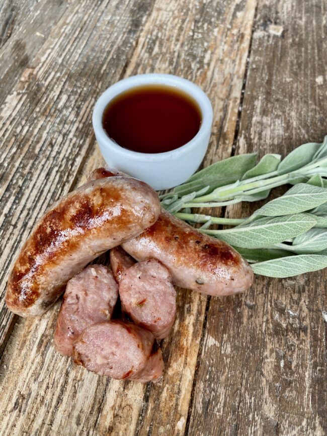 Bovine and Swine Maple Sage Breakfast Sausage