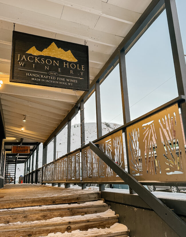 Jackson Hole Winery Tasting Room
