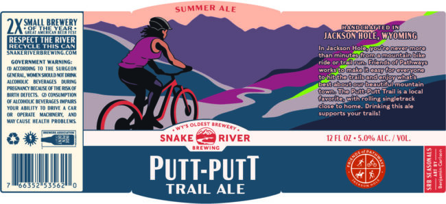 Putt-Putt Trail Ale, Snake River Brewing and Friends of Pathways