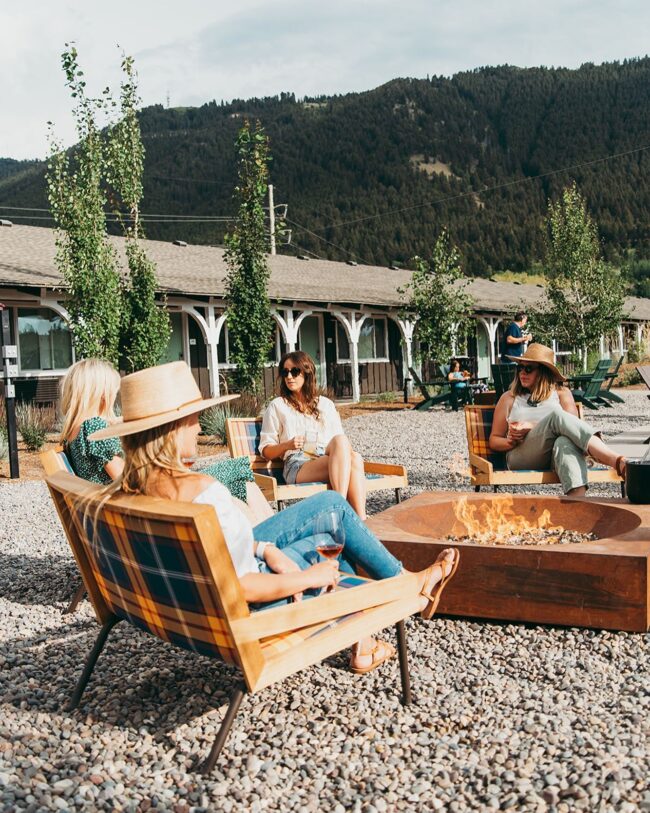 the virginian courtyard