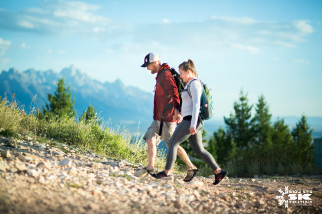 hiking snow king mountain