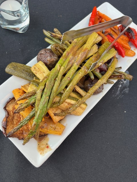 Farmer's Market dinner on the farm