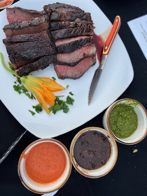 Farmer's Market dinner on the farm