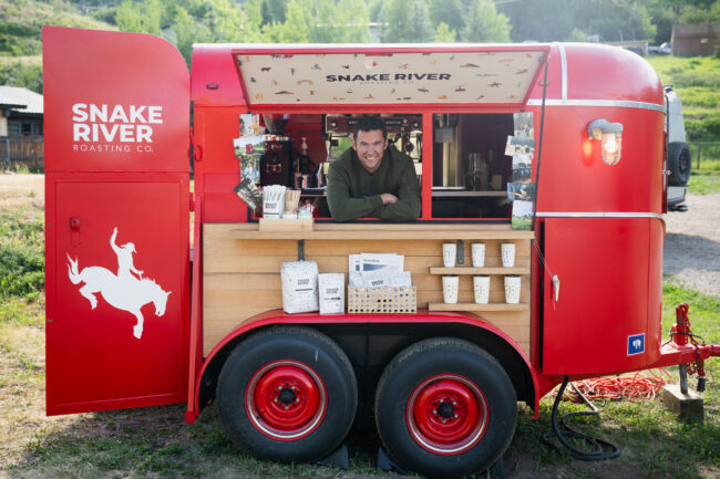 snake river roasting co. coffee cart