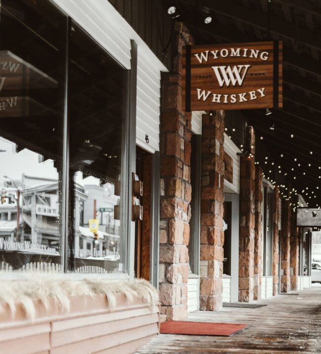 wyoming whiskey barrel room