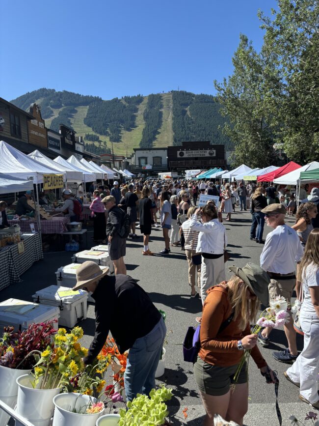 Jackson Hole Farmers Market on the Town Square