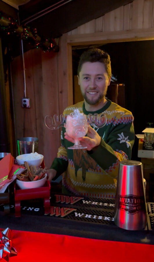 Mangy Moose Christmas cocktail