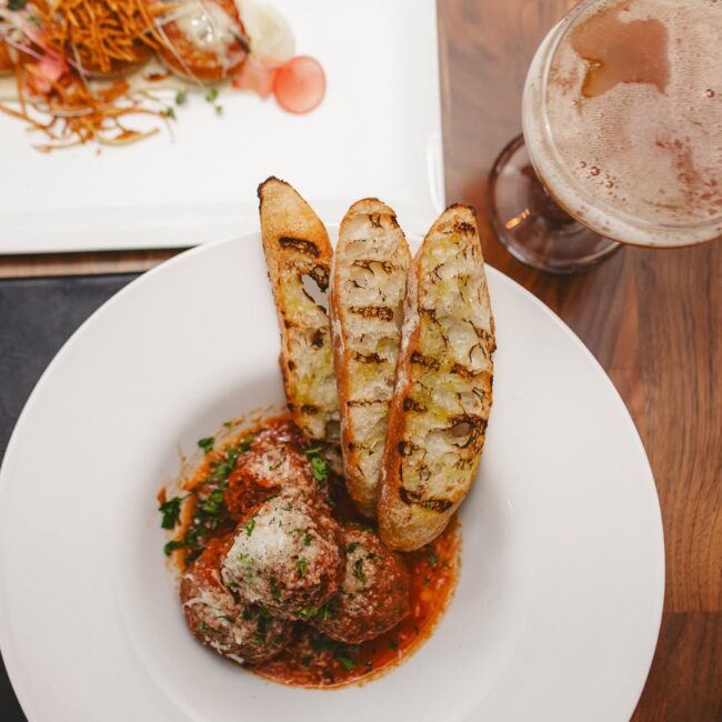 the blue lion meatballs