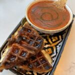 SRRC waffle grilled cheese and soup