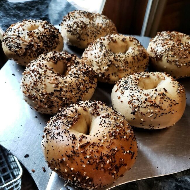 Pearl Street Bagels Everything
