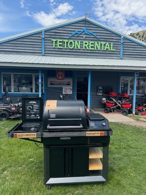 Teton Rentals. Teton Rental Grills. Traeger Grill. Outdoor cooking. Summer grilling.