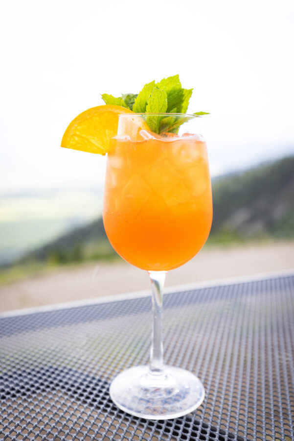 Cocktail at Deck at Jackson Hole Mountain Resort