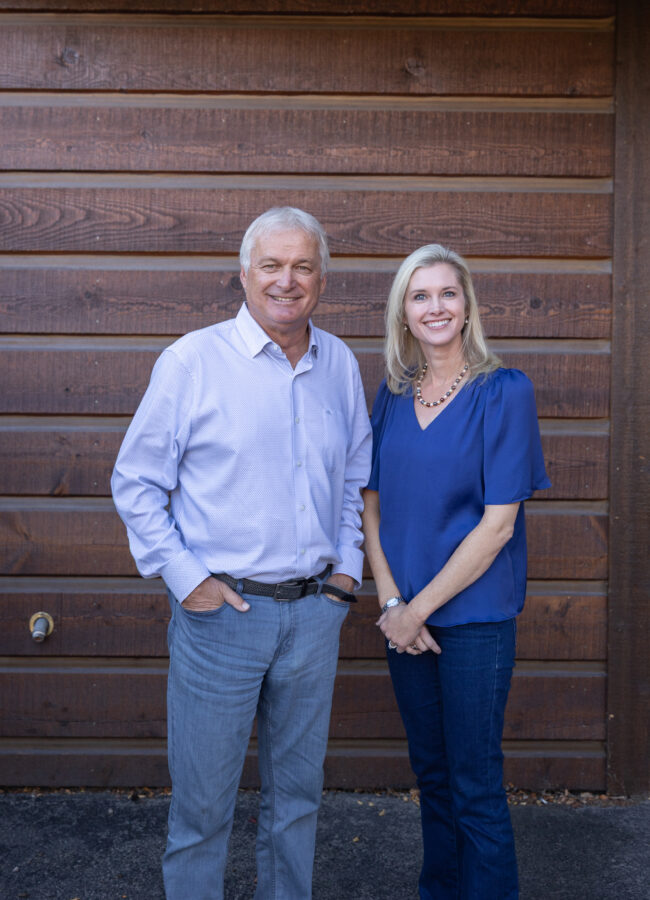 Tom Evans and Ashley Diprisco