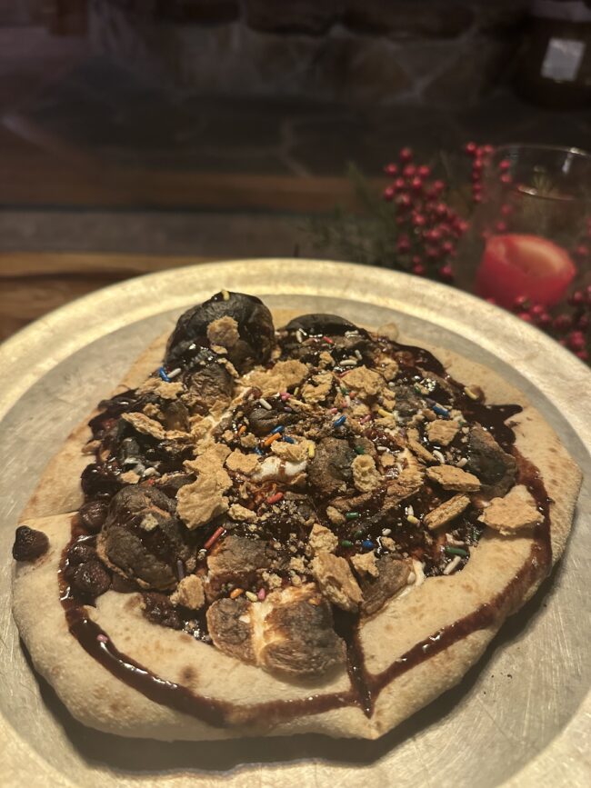 Smores pizza