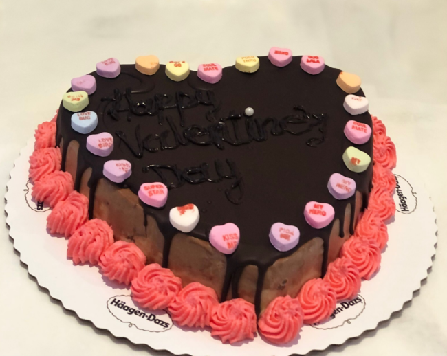 Häagen-Dazs Valentine's Day Cake