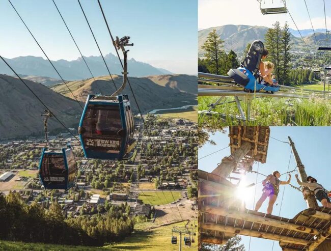 snow king gondola and activities