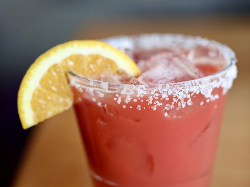 Trio's blood orange margarita
