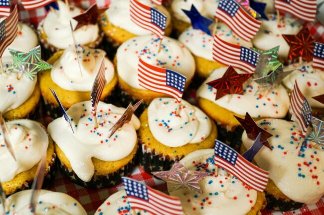 4th of July Independence Day Cupcakes